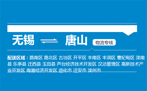 無錫到唐山物流專線